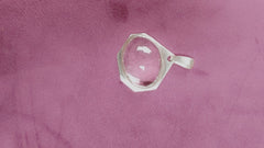Sterling Silver Clear Quartz Pendant