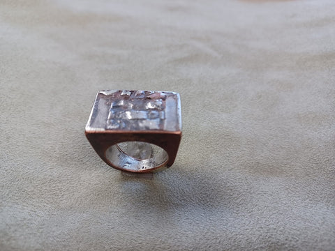 Sterling Silver with Copper Ring