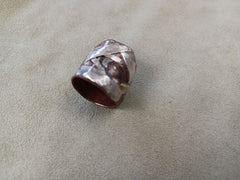 Rustic Silver and Copper Ring