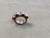 Classic Copper  and Sterling Silver Knuckle  Ring