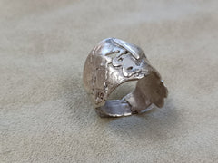 Irregular Recycled Sterling Silver Ring