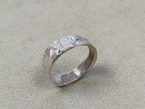 Recycled Sterling Silver Band