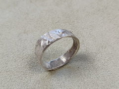 Recycled Sterling Silver Band