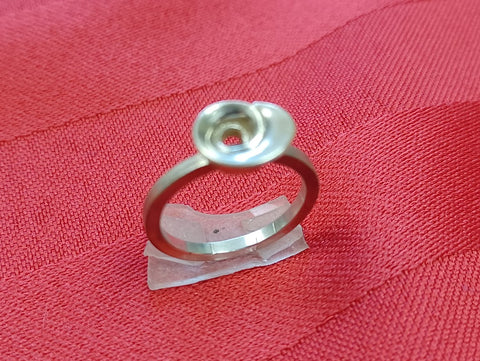 Sterling Silver Flower Ring