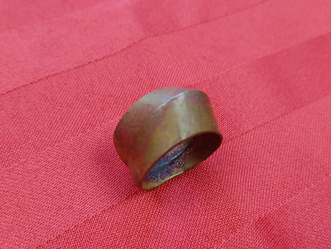 Copper Rhomboid Ring