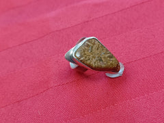 Sterling Silver and Jasper Ring
