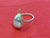 Sterling Silver and White Stone Ring