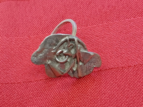 Sterling Silver Abstract Ring