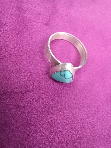 Classic Turquoise and Silver Ring