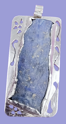 Lapis Lazulli Silver Pendant