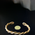 Copper Interwined Bracelet