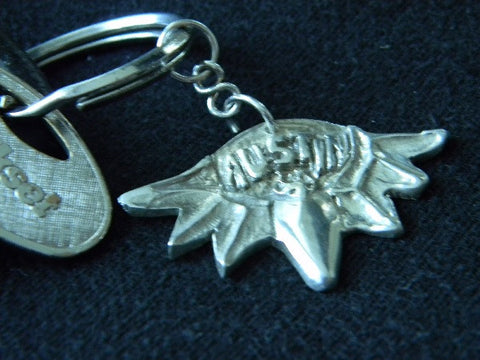 Sterling Silver Austin Bat Key Chain