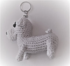 Kary Gurumi Knitted dog key chain