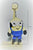 Knitted Minion key chain