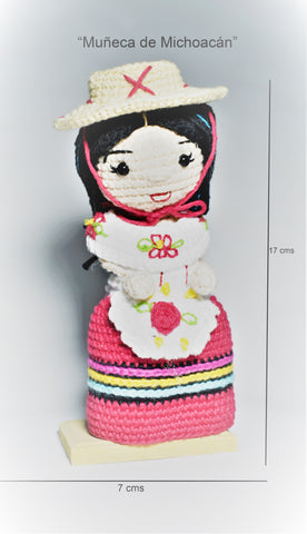 Kary Gurumi knitted Michoacan doll