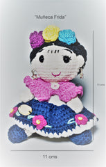 Kary Gurumi knitted Frida doll