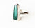 Sterling Silver and Malachite  Ring