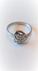 Sterling silver heart ring