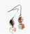 Handcrafted copper & sterling silver earrings