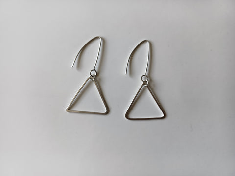 Sterling silver geometric earrings