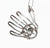Sterling Silver Hand Necklace with 18 inch Chain