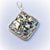 Recycled sterling silver Siquieros-inspired pendants
