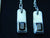 Athena Silversmith Handcrafted  Sterling Silver and Smoked Quartz Earrings